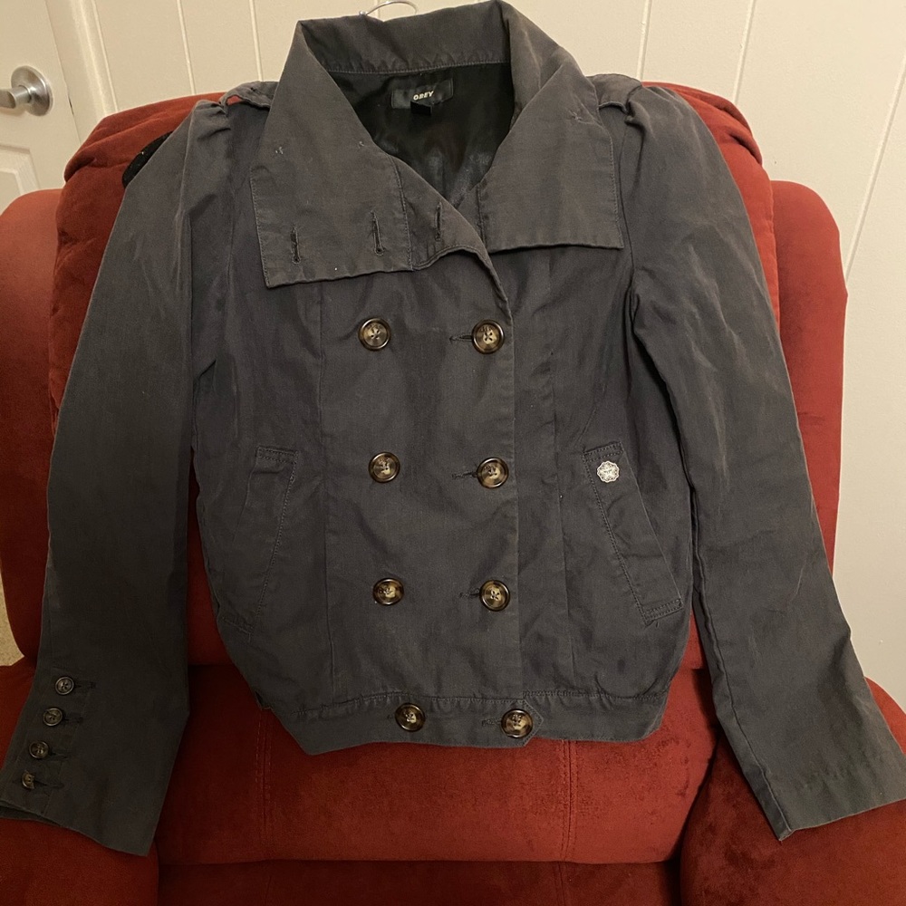Obey button up jacket